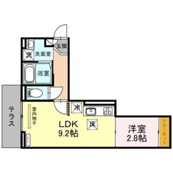 （仮）D-ROOM北浦和5丁目PJ A棟の物件間取画像